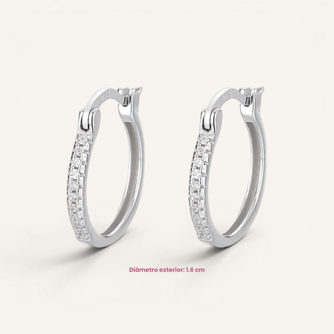 Arracada Pavé Continuo — BRAVA